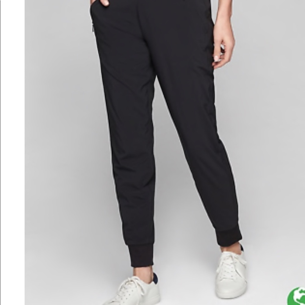 Athleta Blue Track Pants 14 tall - Picture 4 of 7